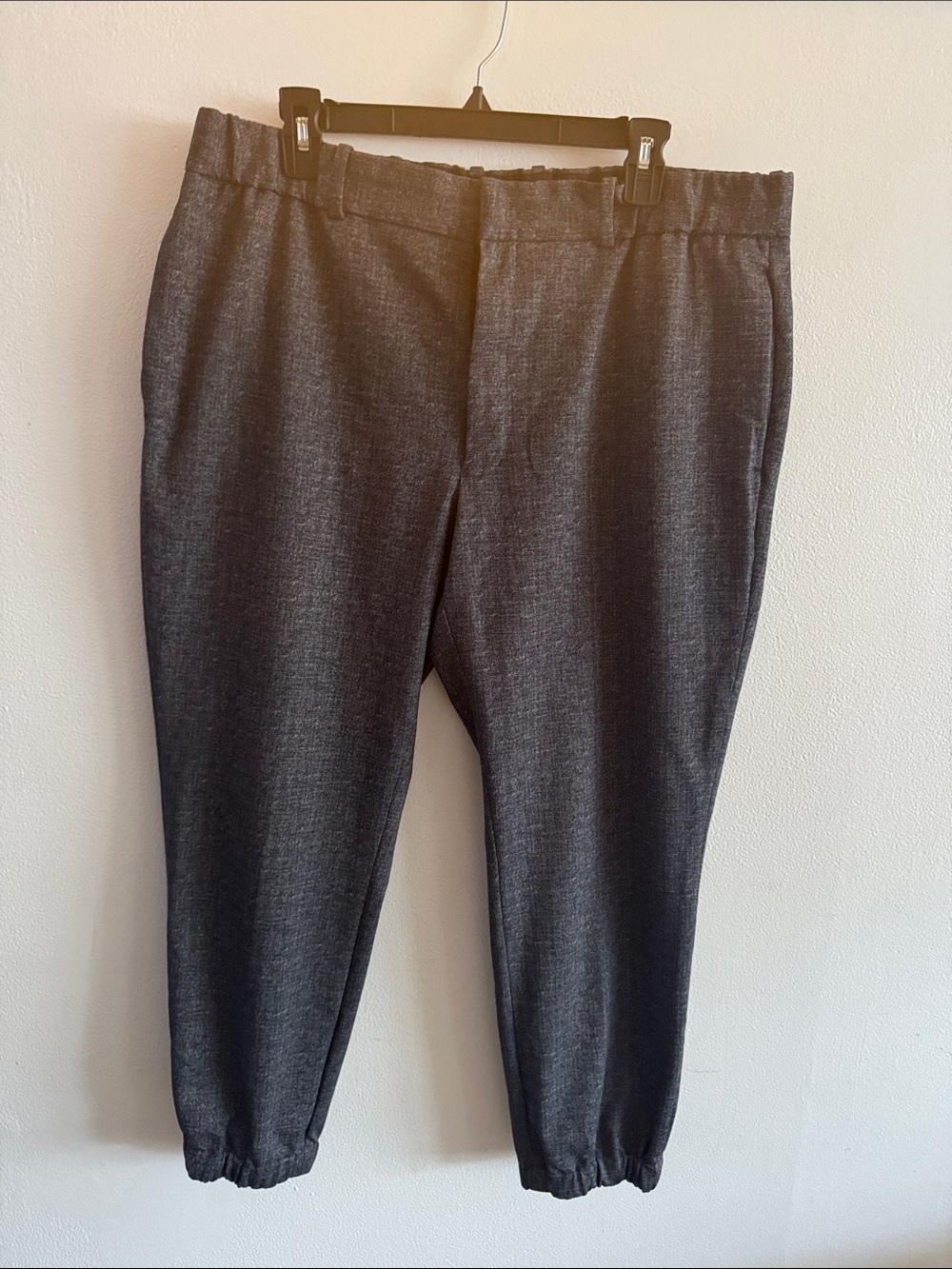 Alfani Men's Dark Gray Elastic Waist Jogger Pants size 36x30
